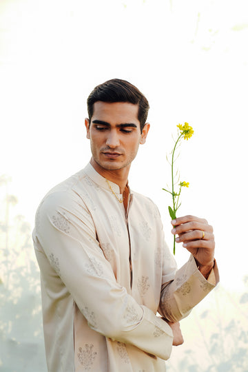 Beige Kurta Pajama